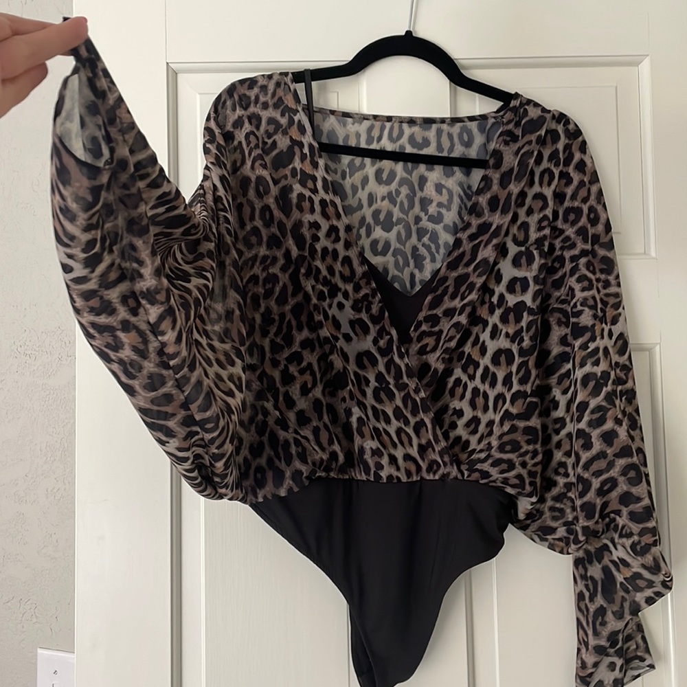 LPA Animal Print Bodysuit